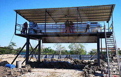 廂式壓濾機用于機制砂泥漿深度脫水技術優點