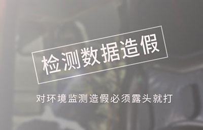 對環境監測造假必須露頭就打