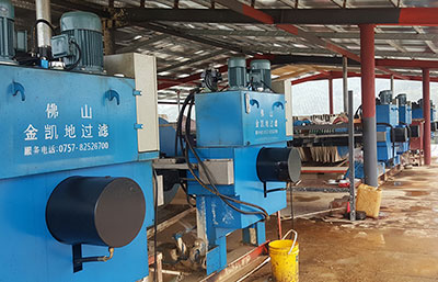 控制污泥脫水機處理量，達到污泥脫水設備效果