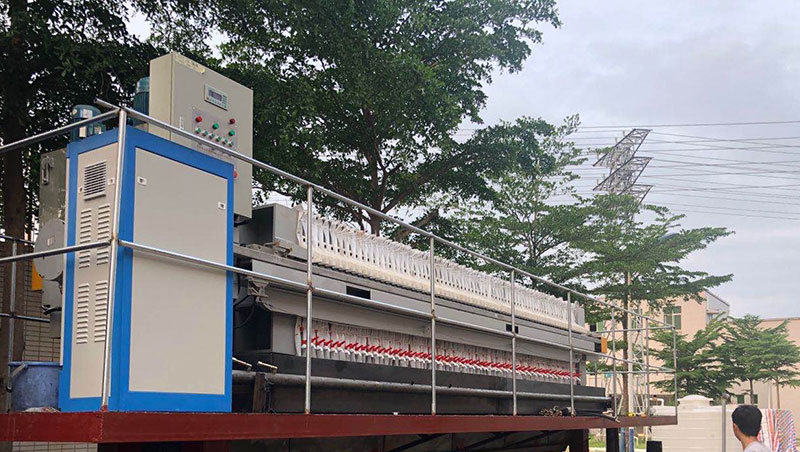 500平的泥漿廂式壓濾機哪里有？多少錢一臺？